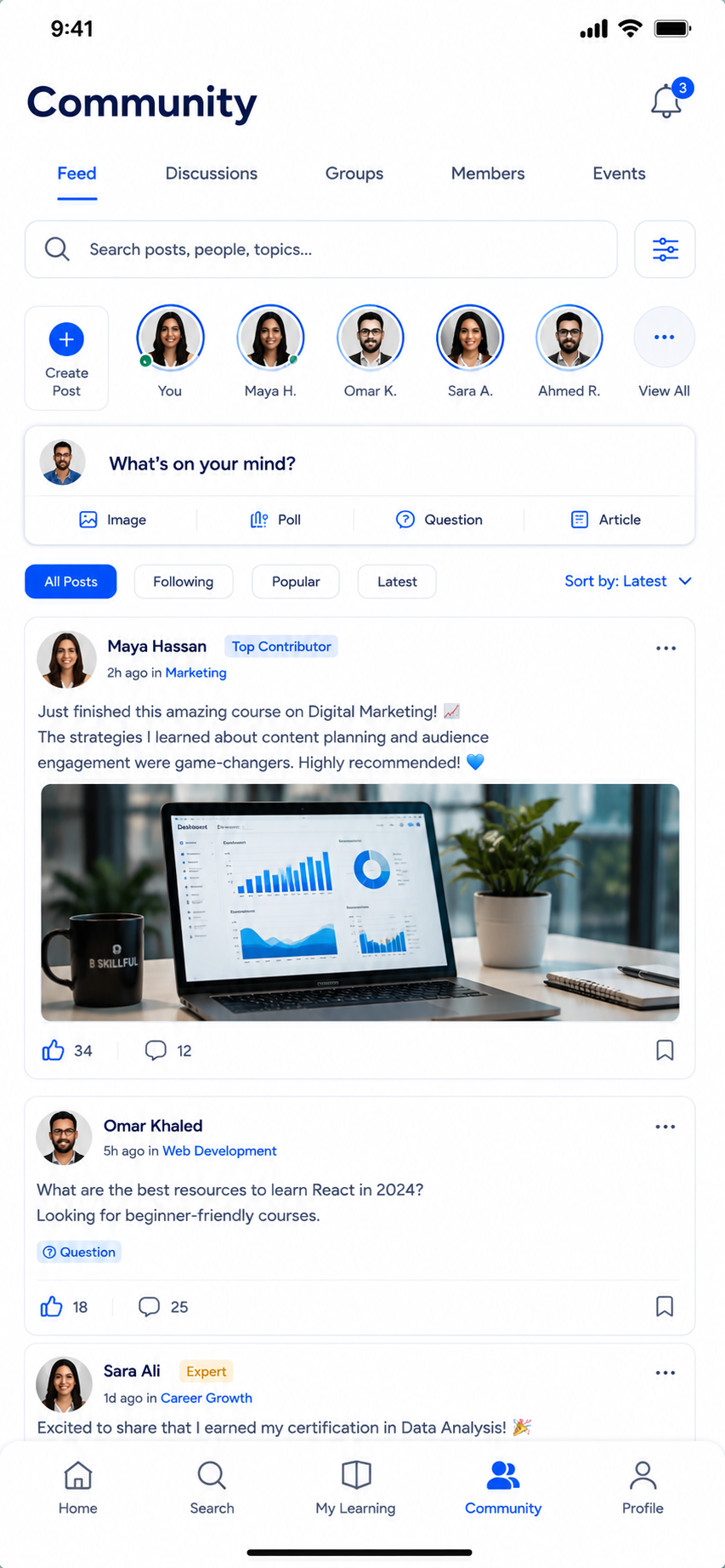 Be Skillful mobile app preview