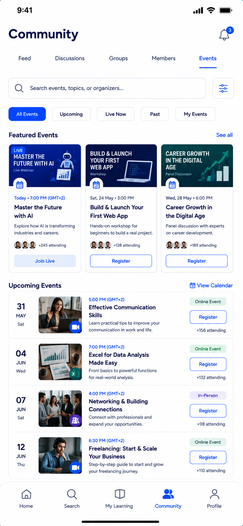 Be Skillful mobile app preview